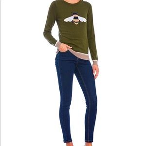 Joules Crewneck Olive Green Bee sweater 🐝 Size US 14/L